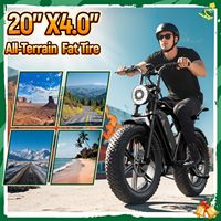 R002 OEMV8 cyclomoteur électrique Fatbike Eu Stock 20 pouces vélo électrique 1200w Bicicleta Electrica haute vitesse Ebike
