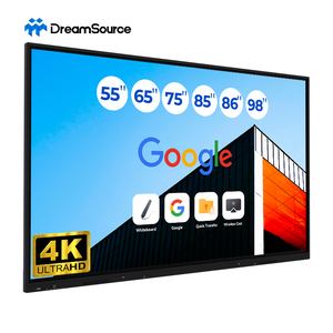 出厂价 55 65 75 85 98 英寸智能板交互式白板显示器，适用于会议，配备 Android Windows 系统 - Product Image 1