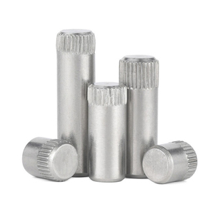 Pasadores Paralelos Moleteados de Acero Inoxidable 18-8 SS SUS 304 316 316L A2-70 A2-80 A4-70 A4-80, Cromados y Niquelados - Product Image 2