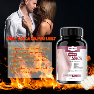 J14 Marque privée Super Maca Capsules Supplément aux herbes pour l'amélioration des fesses et des hanches pour la courbe de Maca - Product Image 2