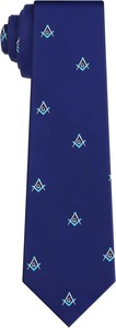Cravate de qualité supérieure, nouveau design artisanal, couleur unie et motif boussole, pour francs-maçons, cadeau personnalisé, cravates neuves pour hommes. - Product Image 3