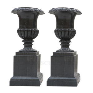 De alta calidad de piedra arenisca <span class=keywords><strong>Beige</strong></span> Simple y estilo clásico maceta en Stock para jardín - Product Image 6