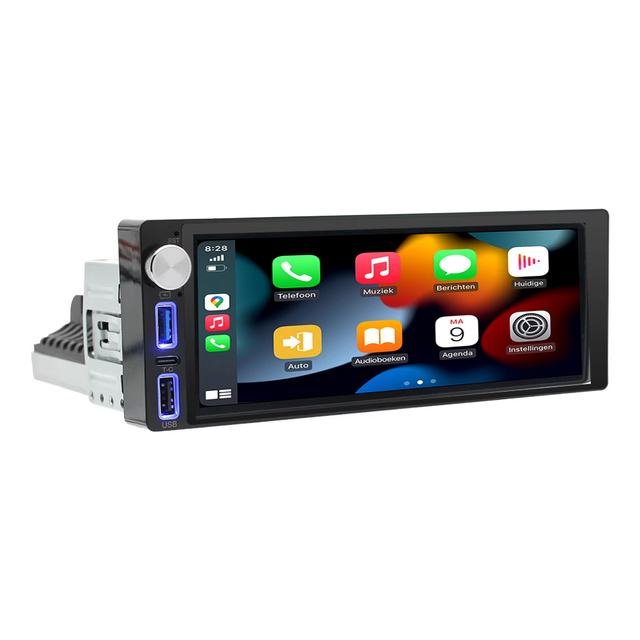 Android 1DIN 6.86 Inch Touch Screen Intelligent System Multimedia Video Player GPS Navigation