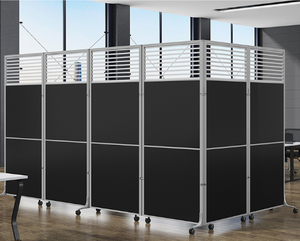 Divisor de pared de oficina en casa duradero flexible panel de oficina de sala de estar pared móvil - Product Image 4