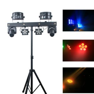 <span class=keywords><strong>T</strong></span>-bar Dj disco Light Gig Bar <span class=keywords><strong>Spot</strong></span> Derbies Strobe Light Par 4in1 Profesional Portable Led Par Bar Iluminación de escenario con soporte - Product Image 2