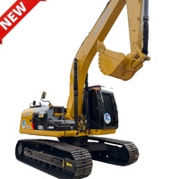 Excavatrice sur chenilles Caterpillar CAT 323D d'occasion, pelle hydraulique pour travaux de terrassement et construction de fondations, prête à être expédiée