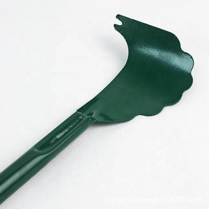 Outil de désherbage de jardin, manche vert et noir, en acier au manganèse, nettoyage manuel pour l'entretien des lames de tondeuse à gazon, utilisation domestique et de jardinage - Product Image 3