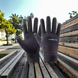 Gants de sport d'<span class=keywords><strong>hiver</strong></span> personnalisés, fins, légers, thermiques, tricotés, pour la course à pied et le cyclisme par temps froid, vente en gros - Product Image 5