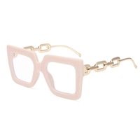 Lunettes de soleil carrées tendance Y2K 2025 – Monture rétro étroite et épaisse unisexe noire, blanche, transparente ou orange – Protection UV400 – Nouveauté irrésistible