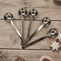 Cuillère doseuse vintage en acier inoxydable 15 ml (1 cuillère à soupe) – Outil de cuisine de précision pour la pâtisserie et la cuisine (sel, sucre, épices) – Chine