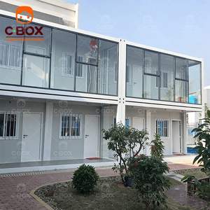 Cbox Prefabricated Construction Site Office Modular Community Center Mobile Teaching Buildings Flat Pack Container House - Product Image 1