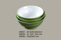 Bol rond en mélamine de style chinois à motif d'orchidée, nouveau design, bol en mélamine pour restaurant