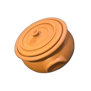 Pot <span class=keywords><strong>en</strong></span> argile fait à la main <span class=keywords><strong>avec</strong></span> <span class=keywords><strong>couvercle</strong></span>, ustensiles de cuisine <span class=keywords><strong>en</strong></span> <span class=keywords><strong>terre</strong></span> cuite naturelle non émaillée, casserole pour la cuisson du riz ou de l'argile - Product Image 2