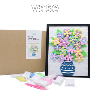 Marco <span class=keywords><strong>de</strong></span> fotos-Kit <span class=keywords><strong>de</strong></span> bricolaje <span class=keywords><strong>de</strong></span> arcilla suave incluido, pintable Material ultraligero, juego <span class=keywords><strong>de</strong></span> regalo artesanal educativo - Product Image 5