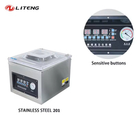 Machine sous vide électrique entièrement automatique de style table LITENGDZ-320/PD pour film, feuille et textiles multicolores à haute productivité