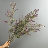 Bunga Lavender Plastik Ungu Batang Panjang 101cm Grosir untuk Dekorasi Pernikahan, Taman, Rumah, Hotel, dan Acara