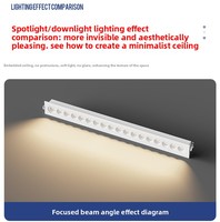Lámpara LED Empotrable en Techo Daylight Aluminum Steadier, 12W, 6000K, Espectro Completo, Alto CRI 95, Lente Anti-Reflejo de Luz Suave, 50000