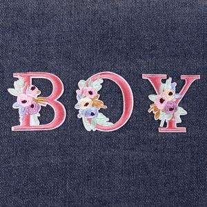 2022ใหม่4.8เซนติเมตรสีชมพูความสูง A-Z ดีมากรู้สึกดอกไม้ตัวอักษรเย็บปักถักร้อยเหล็กบนแพทช์การถ่ายเทความร้อน <span class=keywords><strong>Applique</strong></span> สำหรับ DIY - Product Image 5