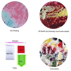 Hot Selling Fairy Butterfly Handmade Full <strong>Round</strong> Drill Diamond Painting <strong>Canvas</strong> for Fun - Product Image 2