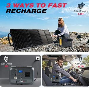 Estación de Energía Solar Portátil de Alta Calidad Profesional ABS LiFePO4 300W-1500W con Compatibilidad con Automóviles y Paneles Solares - Product Image 3