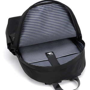 Men's Backpack Large Capacity Laptop Compartment Water Repellent Solid Color Everyday Use Shoulder Straps - Product Image 4