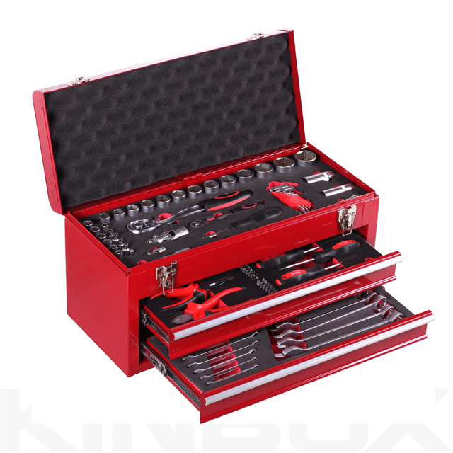 Kit de herramientas de 121 piezas: herramientas profesionales de reparación de automóviles y mecánica