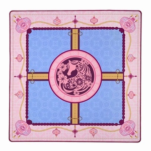 Tapete de Mahjong Americano con Diseño Floral Rosa Pastel, Cubierta de Mesa con Estampado de Tulipanes y Mariquitas, Plegable, Antideslizante, con Reducción de Ruido - Product Image 5