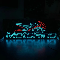 Conception gratuite Tenture murale en silicone acrylique illuminé par Led pour voiture Marque Logo Sociétés Nom Décor Personnalisé Néon Éclairage Signe