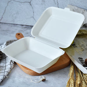 安いカスタムロゴブラウンクラフト板紙テイクアウト紙持ち帰りバーガーボックス - Product Image 5