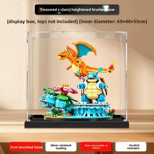 Étui de présentation anti-poussière en acrylique pour collectionneurs du Trio légendaire Pokémon, modèle YLD-AD27, ensemble 72153, boîte de rangement pour figurines, fabriqué en Chine - Product Image 2