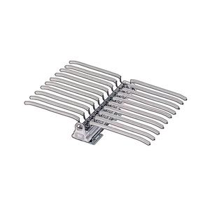 Suave y silencioso deslizamiento 22 brazo extraíble pantalones estante con poleas silenciosas pantalones deslizantes percha barra armario organizadores - Product Image 1