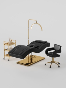 Cama Eléctrica de Lujo para Pestañas, Silla de Salón, Mesa Moderna de Masaje Facial para Extensiones de Pestañas y Spa - Product Image 2