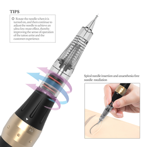 Micropigmentazione Semi permanente Micro Private Label alta macchina trucco <span class=keywords><strong>Tatoo</strong></span> inchiostro Amiea tatuaggio kit Set macchina per il microblading di Eyeliner organico - Product Image 6