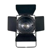 Projecteur de studio Fresnel 300W 5-50 ° Projecteur de scène à zoom avec volets coupe-flux