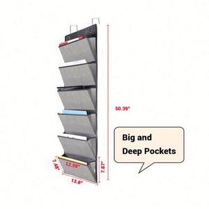 Included Over Door Hangers Hanging <b>Scrapbook</b> Papers Organizer for Office Folder Files for Living Room Use - Product Image 5