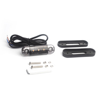 Haute Qualité Ultra Mince Remorque Lumières 3SMD Frein Clignotant Côté Marqueur Feux Arrière 12V 24V Pour Camion Remorque RV Bateau