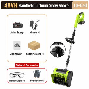 Soplador de Nieve - Máquina Quitanieves Doméstica Plegable de Alta Potencia para Limpiar Escuelas y Carreteras PICUS3695 Ajustable Multidireccional - Product Image 1