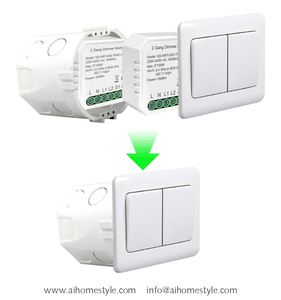 Módulo atenuador WiFi Tuya Smart 2 Gang 2 Way, a precio de fábrica - Product Image 3