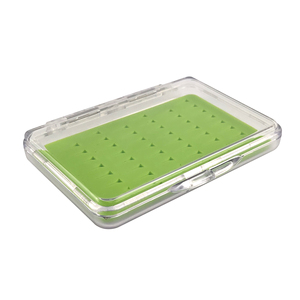 Caja de Pesca Super Mini 09A-G090B-SF con Inserto de Silicona Triangular Verde, Material ABS para Uso en Arroyos, Lagos y Ríos - Product Image 5