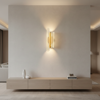 Applique Murale LED Cylindrique Moderne Minimaliste en Acrylique avec Construction en Aluminium, Garantie 5 Ans, Intérieur Chambre Salon, Intensité Variable