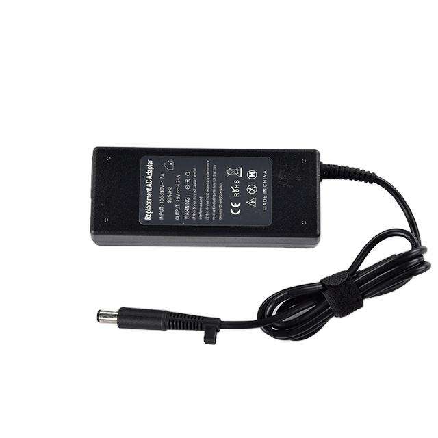 Black-90W 19V4.74A -7.4*5.0mm FOR HP