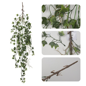 2026 Ingrosso 110cm Edera Artificiale Morbida in Plastica, Pianta Rampicante Finta per Decorazioni <span class=keywords><strong>da</strong></span> <span class=keywords><strong>Esterno</strong></span>, Pareti, Stanze e Finestre - Product Image 2