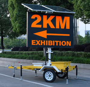 VMS LED panneaux d'affichage publicitaires pour véhicules de sécurité routière à montage variable écrans de message portables mobiles pour remorque à énergie <span class=keywords><strong>solaire</strong></span> - Product Image 2