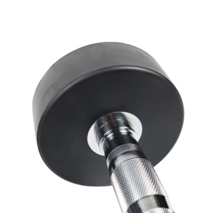 MDBuddy Round Head PVC Coated Dumbbell Set Premium <strong>Hand</strong> <strong>Weight</strong> with Steel Handle for Strength Training Commercial Use - Product Image 3