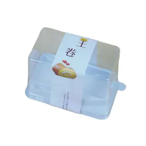 Pet Cake Verpakking Plastic Transparante Zwitserse Roll Tiramisu Vinger Koekjes