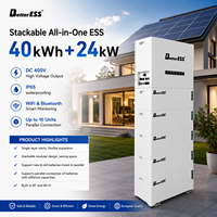 Système de stockage solaire haute tension 400V DC BetterESS, batterie au phosphate de fer et de lithium empilable 40kWh + onduleur 20kW, WiFi intégré