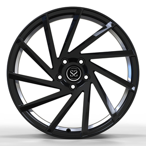 21x10 ET25 Jantes forgées 1-PC noir brillant sur mesure pour <span class=keywords><strong>Audi</strong></span> <span class=keywords><strong>Q6</strong></span> 2021 <span class=keywords><strong>2022</strong></span> - Product Image 2