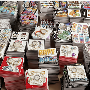 Autocollant de transfert de marque en vinyle Anti-UV en gros avec logo Découpe de contour Autocollant d'impression personnalisé personnalisé - Product Image 2