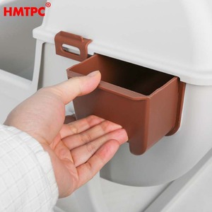กระบะทรายแมว Hmtpc ขนาด 48.5x25.5x55 ซม. ขนาดใหญ่พิเศษ ป้องกันกลิ่น พร้อมตัวกรองแบบพลิกได้ สำหรับแมว - Product Image 4