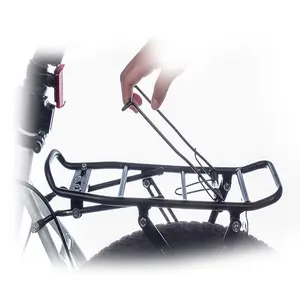 Yüksek kaliteli alüminyum alaşımlı bisiklet bagaj taşıyıcı raf evrensel tipi dağ bisikleti ve yol bisikleti arka bisiklet rafı